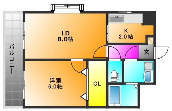 サンピーノの物件間取画像